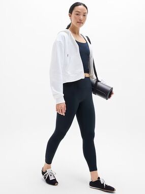 Athleta Transcend High Rise 7/8 Legging- Navy Blue